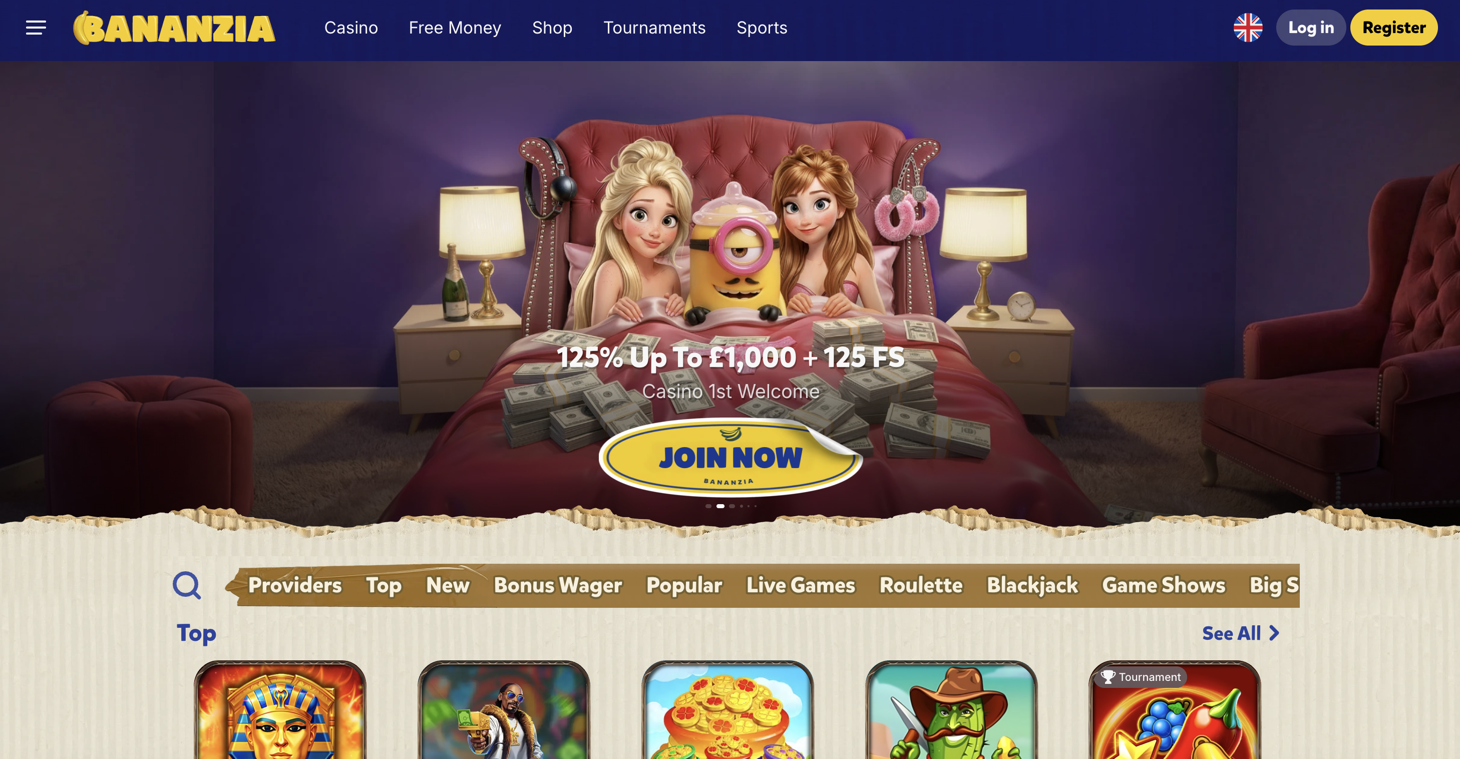 Bananzia Casino — Best Credit Card Casino for Bonuses